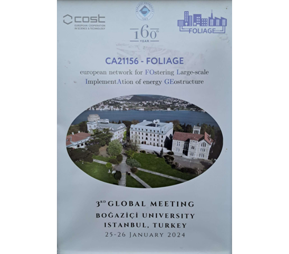 3° GLOBAL MEETING FOLIAGE AT BOĞAZIÇI UNIVERSITY ISTANBUL, TURKEY
