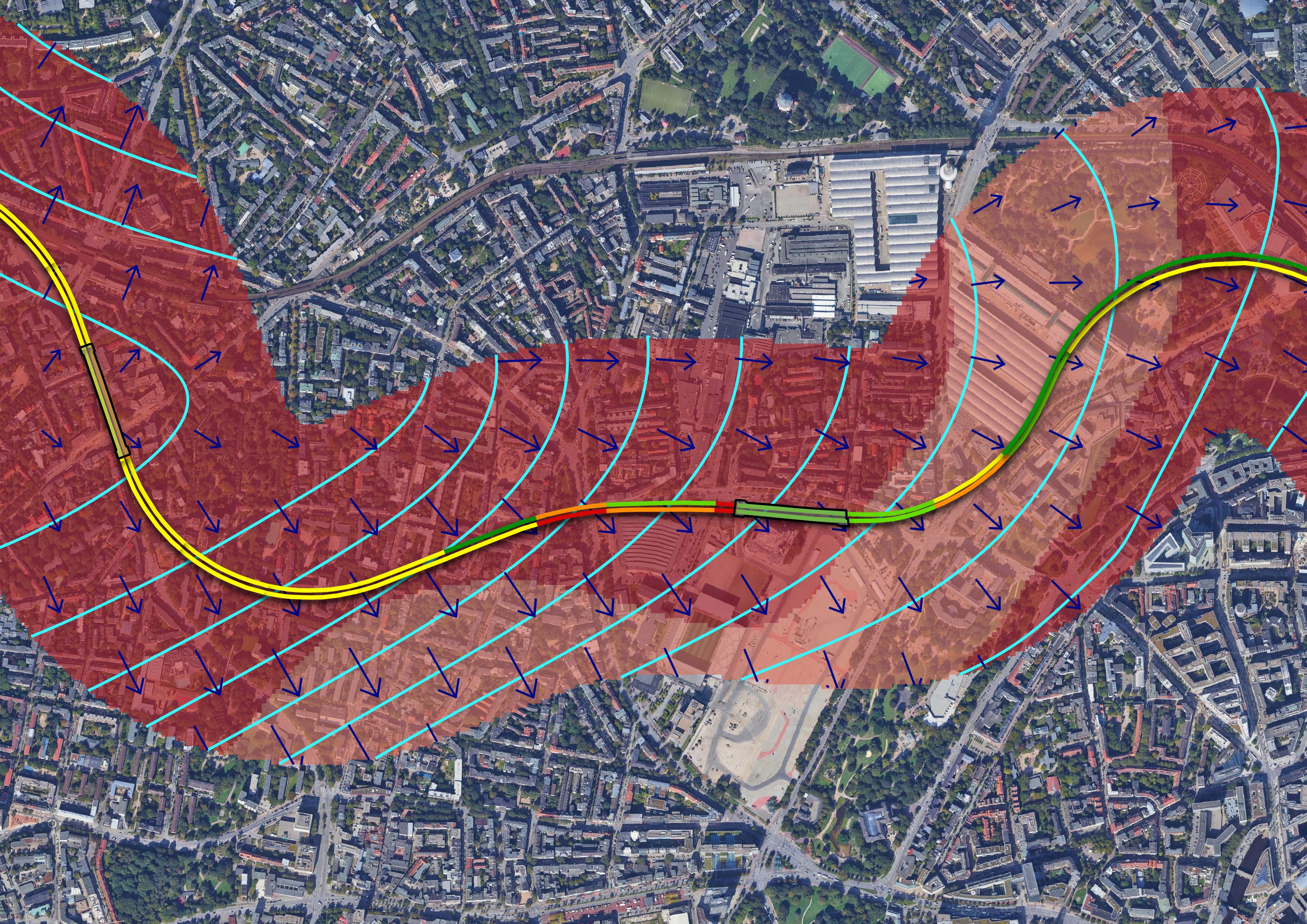 Pre-feasibility study for geothermal activation of railway tunnels in Hamburg and Stuttgart